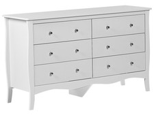 6 Drawer Chest White WINCHESTER