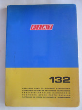 FIAT  132 Berlina Special 1600 1800  CATALOGO RICAMBI Parts Catalog 1972 1° Ediz