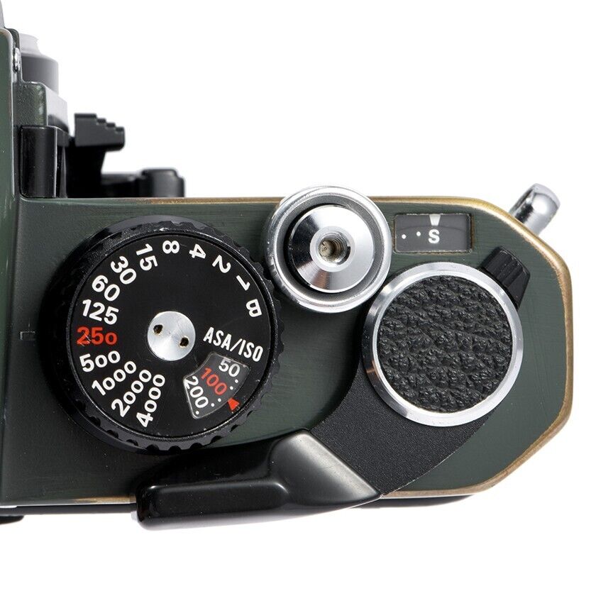 NIKON FM2 FM2n SLR FILM CAMERA REPAINTED OLIVE GREEN W NIKON FM2 FM2n SLR FILM CAMERA REPAINTED OLIVE GREEN W