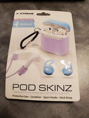 Pod Skinz Apple Air Pods Extreme Tech 4 Piece Kit