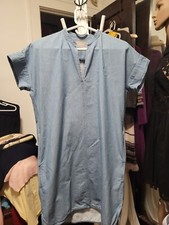 Everlane Light Blue Denim SS & V Neck Tunic Dress 2