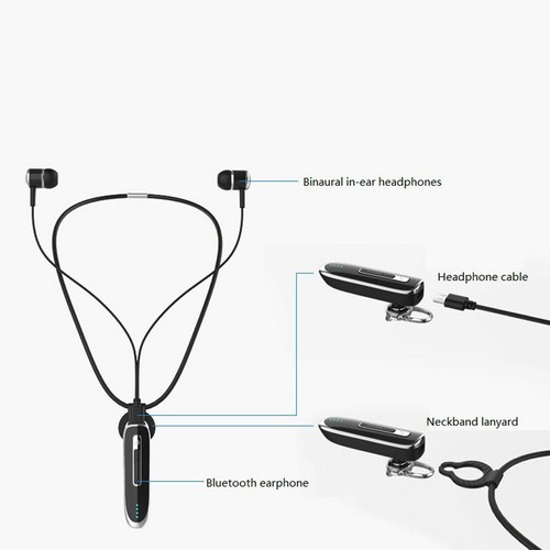 Bezprzewodowy zestaw słuchawkowy Bluetooth słuchawki głośnomówiące z mikrofonem do telefonów komórkowych - Zdjęcie 4 z 13