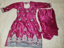 Raw Silk Punjabi Suit