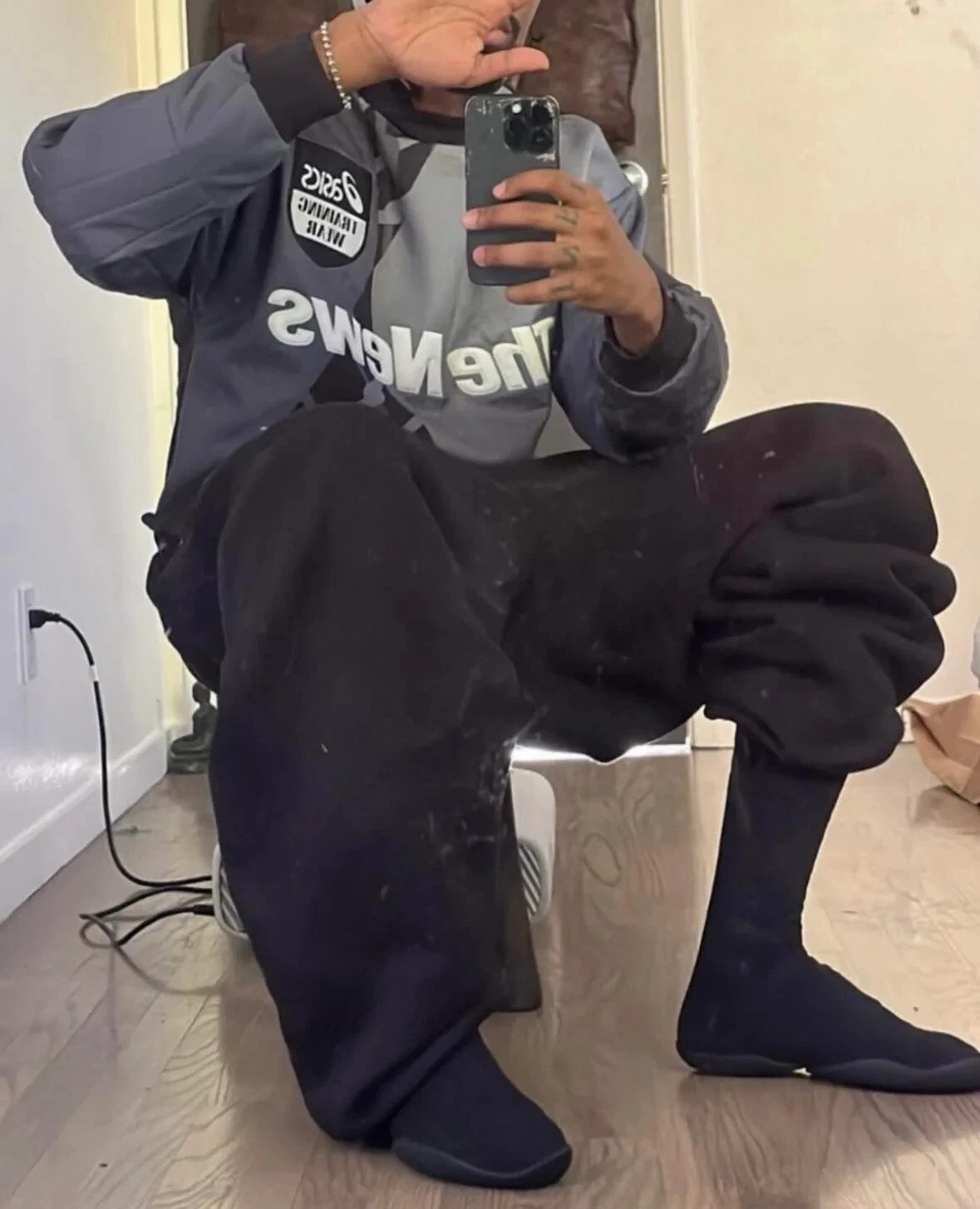 CIALDE YEEZY TAGLIA 2 (UOMO USA 8 11) NERE