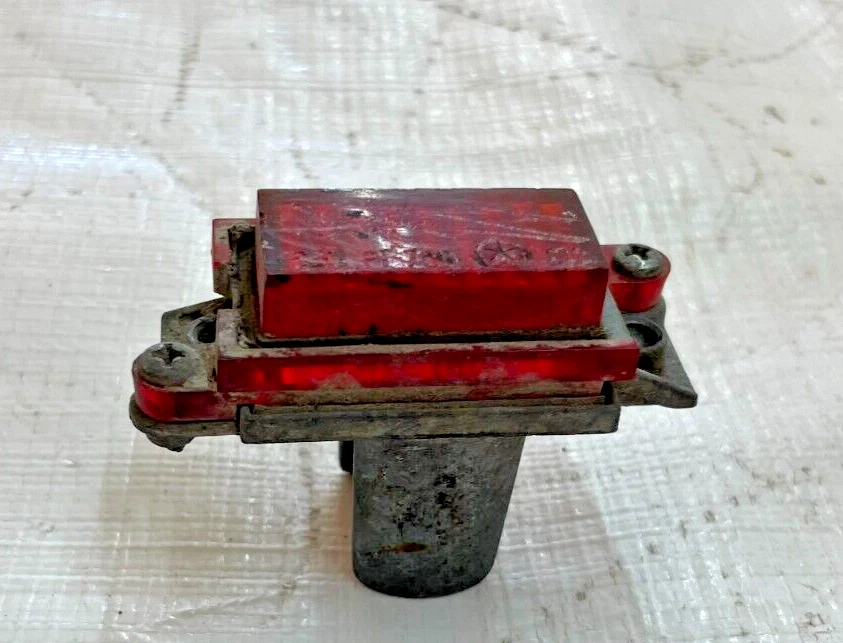 1970-71 Cuda Side Marker Housing Red Light Mopar Rear Quarter Lamp Reflector  - Image 2 of 4