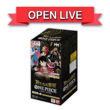 Open Live One Piece TCG OP-09 Booster Box The New Emperor Japanese Sealed