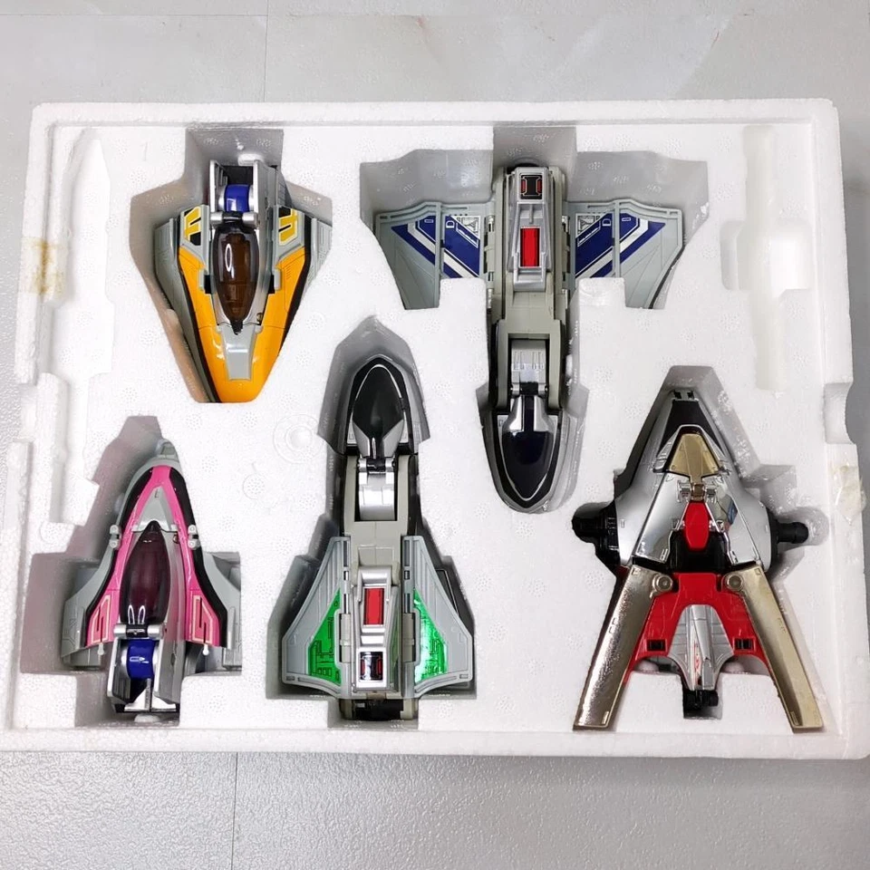 BANDAI Power Rangers Time Force Megazord DX Time Robo Time Ranger 3D Flyer W/box - Image 3 of 4