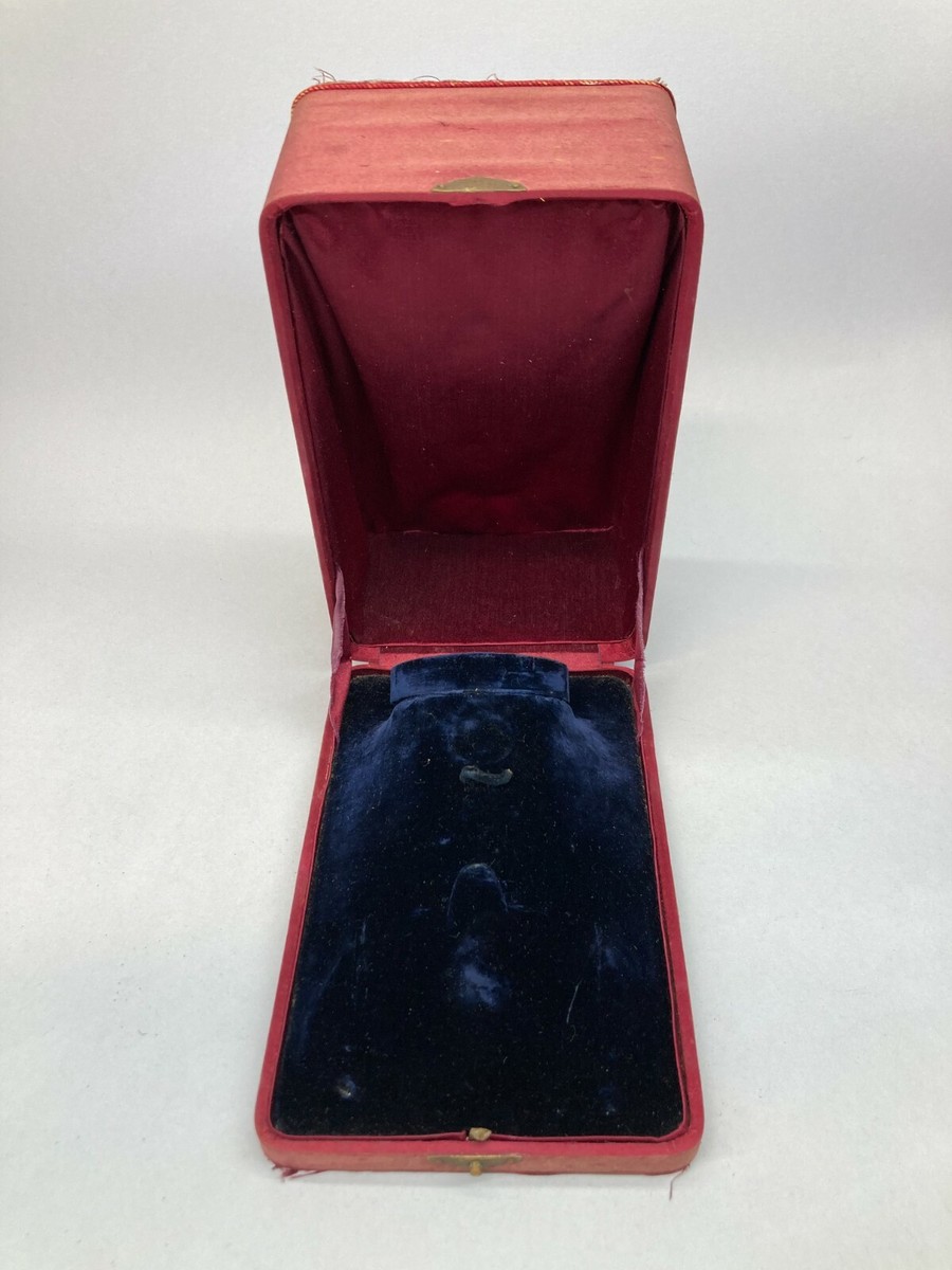 PATIKIL Scatola Portagioie In Velluto Rosso 4x4: 2 Astucci Vintage Per Collane, Regalo Matrimonio