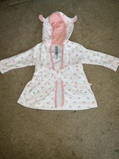 Carter  s  Just One You  Lamb Hooded Terry Robe. Size 0-9 Months