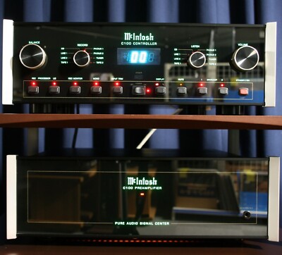 (Free Shipping) McIntosh C100 Preamp Dual Chassis Audiophile Preamplifier, Used