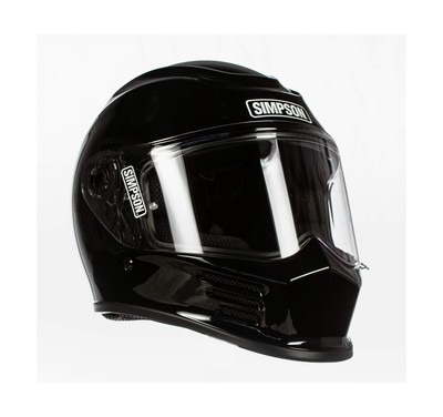 Simpson SPBXL2 Speed Bandit Full Face Racing Helmet Size - XL - Gloss Black-C...