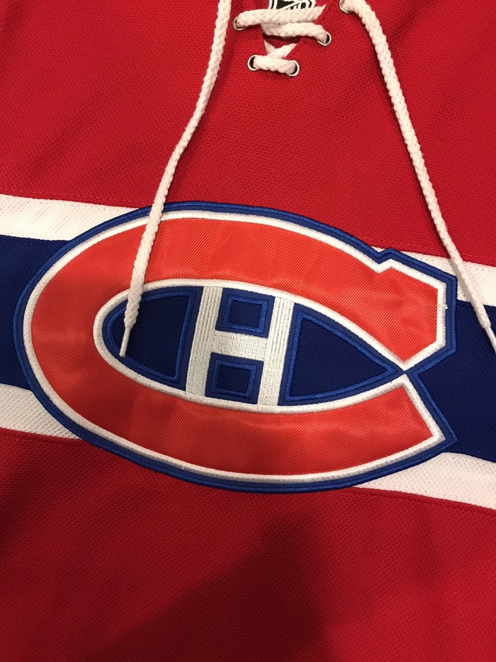 Camiseta deportiva de hockey roja Montreal Canadians réplica juvenil L/XL Carey Price #31 NHL Foto 3 de 4