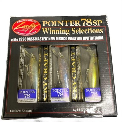 Lucky Craft Pointer 78SP Fishing Lure New In Box Scratches