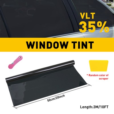 300CM 35% VLT Uncut Roll Window Tint Film 20'' x 10ft Feet Car Home Office Glass