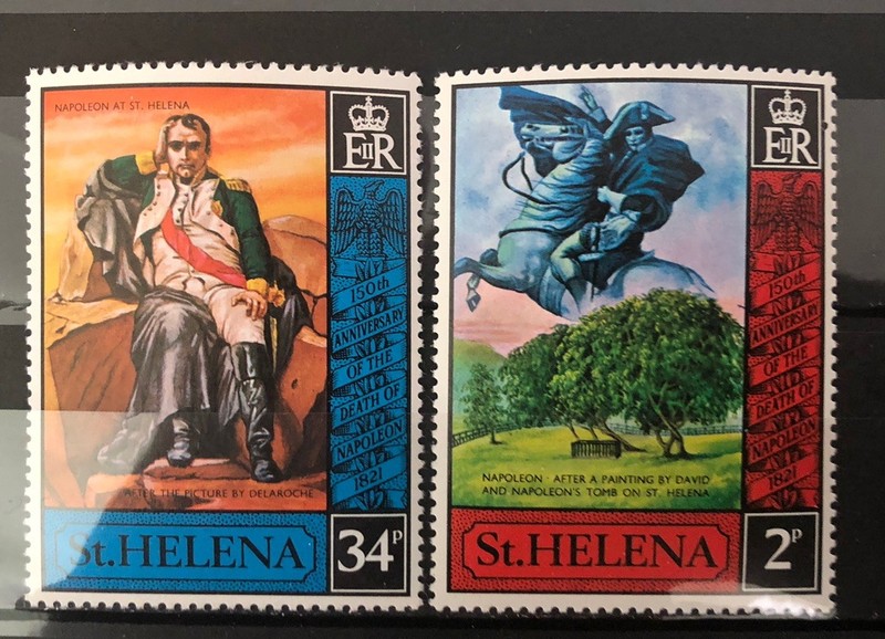 MF St. Helena Scott # 261-62 Napoleon MNH