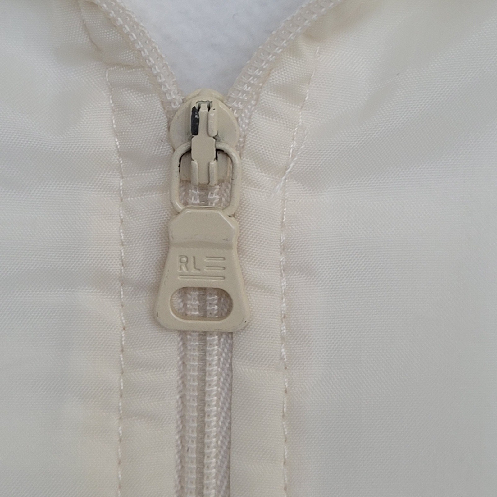 Ralph-Lauren Fleece Jacket Womens Medium 19x20 Boxy Cropped Y2K Style thumbnail 3