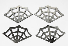 Spider Web Gussets 3/16 Thick 4"x4" Rat Rod 120 Degree LOT OF 4