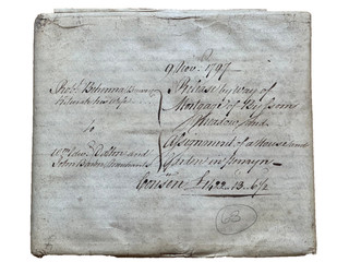 1797 Deed Land at Bissum Lane in St. Gluvias & Messuage/Garden at Penryn Behenna