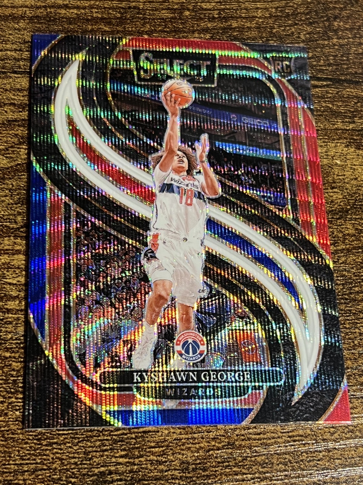 KYSHAWN GEORGE 2024 Panini Select Tri Color Prizm #177 Rookie Premier