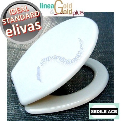 WC-Sitz ELIVAS Ideal Standard Holzkern - ACB Linie GOLD