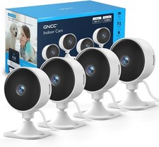 4-Pack Indoor Cameras for House Security, 1080P Pet Camera