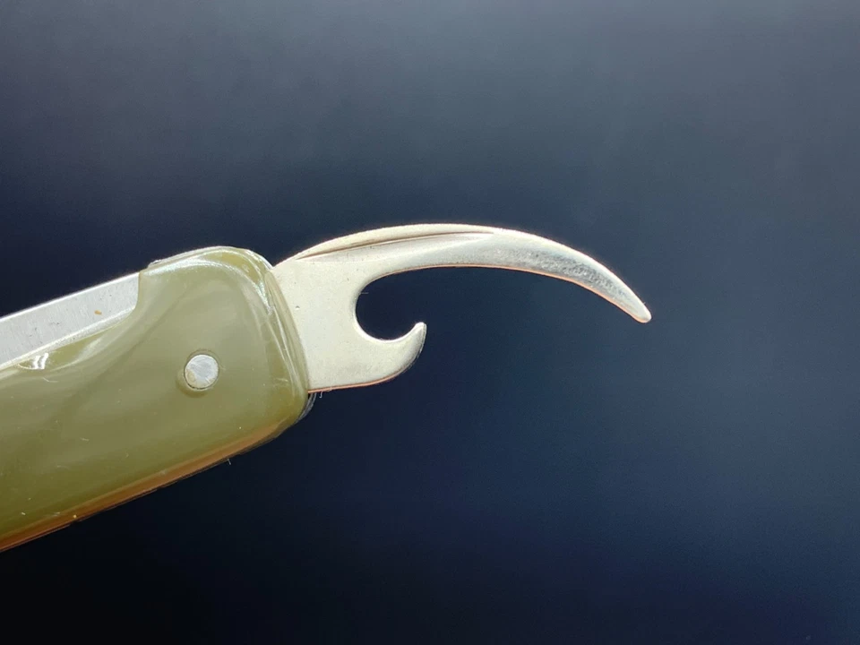 Cuchillo Plegable de Bolsillo Militar HAPO Austriaco De Colección 4 Hojas Inox Acero Inoxidable Foto 3 de 4