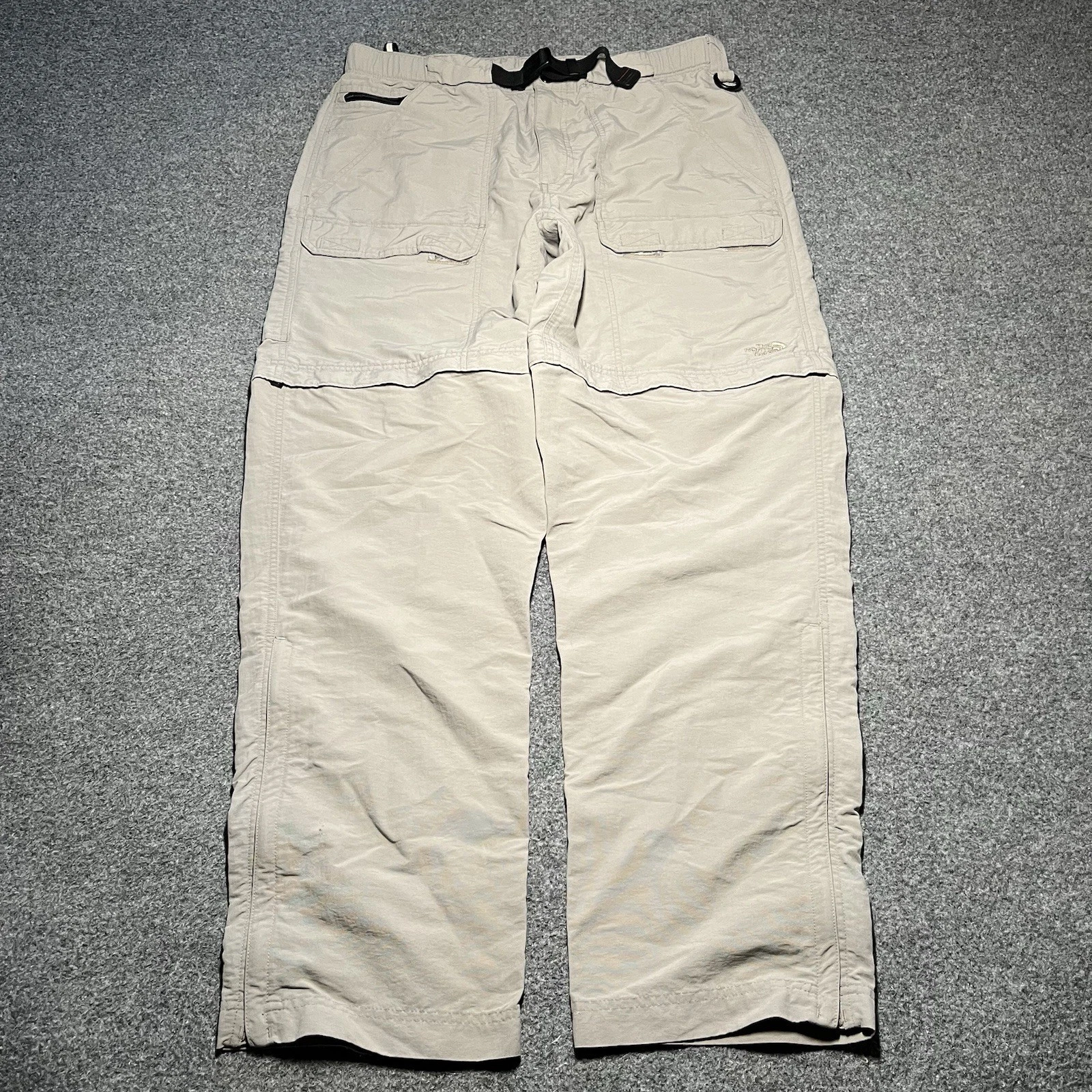 Vintage The North Face Pants Mens Large Khaki Convertible Zip Belted Hiking Y2K
Opens in a new windo