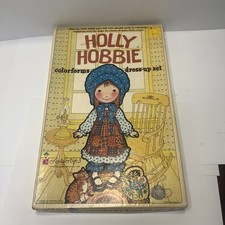 Vintage Original 1975 Holly Hobbie Colorforms Dress-Up Set