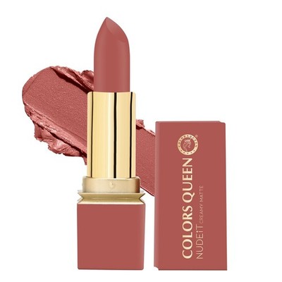 Colors Queen Nude It Cremiger Matt Lippenstift, 12 Blush Farbton 3,6g