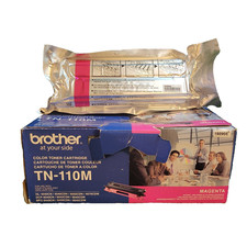 Ink Brother Genuine Original Color Toner Cartridge TN-110M Magenta Pink Open Box