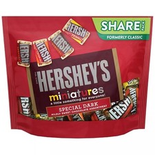 Hershey's Miniatures Special Dark Assortment Chocolate Candy