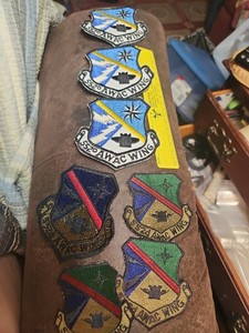 Lot 18 - 552nd AWAC WING Air Force Patches + Crew Scarf
