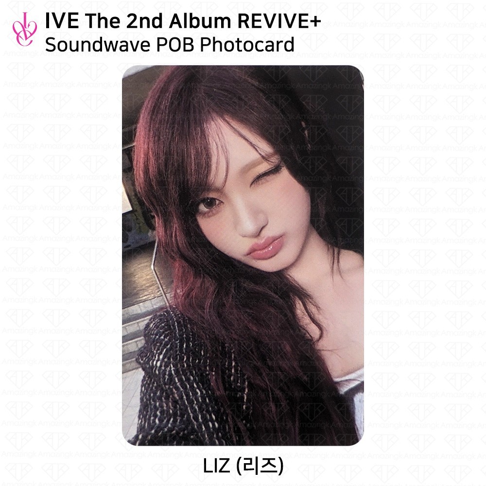 IVE The 2nd Album REVIVE+ Soundwave POB Photocard WONYOUNG REI LIZ