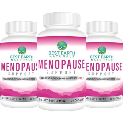 Menopause Support by Best Earth Naturals Buy 2 Get 1 FREE 3 Pack