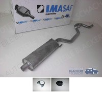 Imasaf Auspuff Mitteltopf+Anbauteile für Opel/Fiat Croma+Vectra C+Gts Diesel