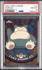 2000 TOPPS CHROME POKEMON T.V. #143 SNORLAX PSA 10