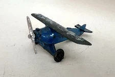 1930's VINTAGE BARCLAY/KANSAS TOY MONOPLANE - SLUSH-MOLD- 2.5-INCH TOY AIRPLANE