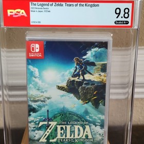 Zelda Tears of the Kingdom Nintendo Switch PSA 9.8 A++ 1st Print CGC VGA WATA