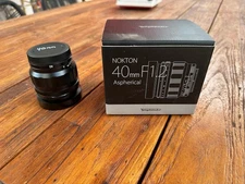 Voigtlander NOKTON 40mm F1.2 Aspherical E-mount - Mint Perfect!