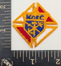 Knights of Columbus K of C Patch Catholic Fraternal Emblem Badge - (B)
