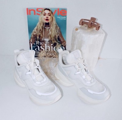 MICHAEL MICHAEL KORS Olympia Canvas + Leather Trainer