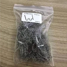 500X Plastic Welding Wave Hot Staples Stapler 0.8mm For Car Bumper Repair Patch