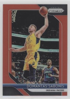 2018-19 Panini Prizm Red Prizm 244/299 Domantas Sabonis #174 5l1