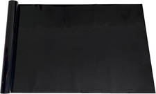 XCNO Aquarium Background Static Cling Black Fish Tank Background Wallpaper Fish