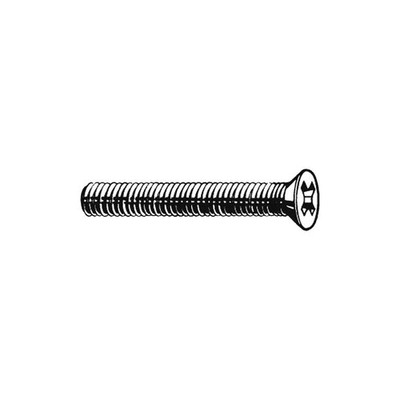 GRAINGER APPROVED U51300.016.0062 MS,#8-32,Plain,5/8''L,100PK 2AB33