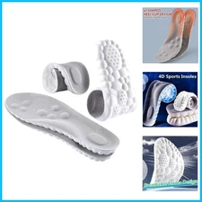 Soft Comfort U-Shape Insoles with Shock Absorption - Perfect for Every Shoe Size