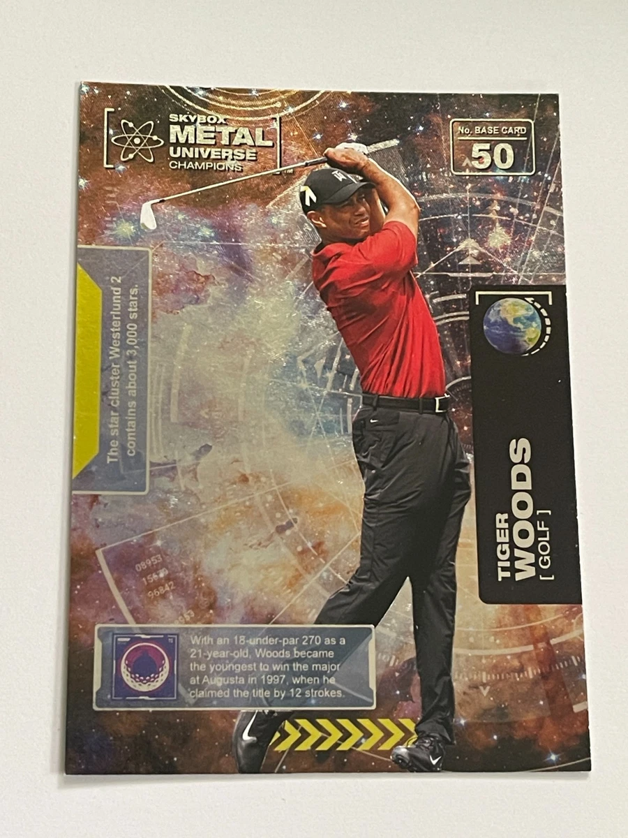 2021 Skybox Metal Universe Champions - Tiger Woods #50 | eBay
