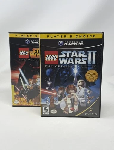 LEGO Star Wars 1 and 2 II Bundle GameCube Complete CIB Immaculate Discs Tested