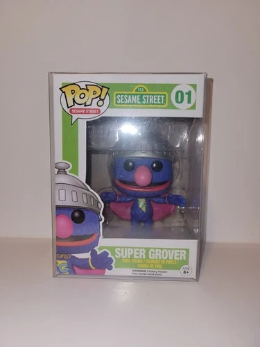 Funko Pop! Super Grover #01 Sesame Street Vinyl Figure Television Series 1 2014