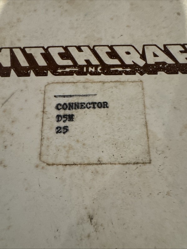 Switchcraft D5M 5-pin XLRM D Series Panel Mount Connector (25) VINTAGE NOS!!